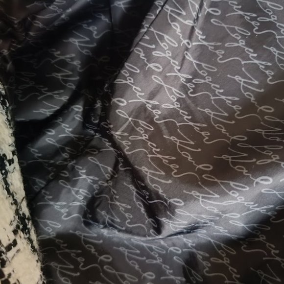 M🌻KARL LAGERFELD Tweed Pattern Evening Jacket - Picture 10 of 11